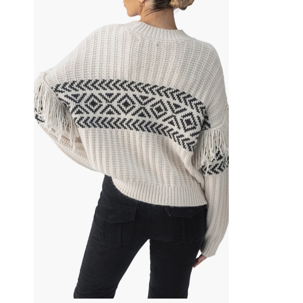 + SANCTUARY + Fringe Detail Rib Sweater - Picture 3 of 4
